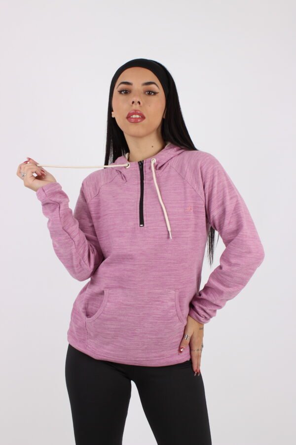 BUZO C/CAPUCHA Y CIERRE