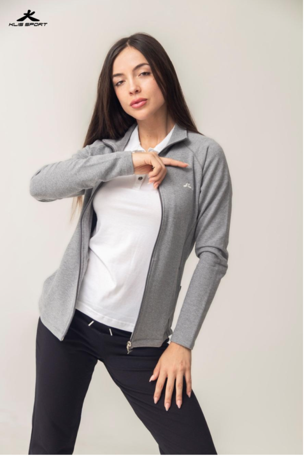 CAMPERA CON CUELLO MANGA RANGLAN